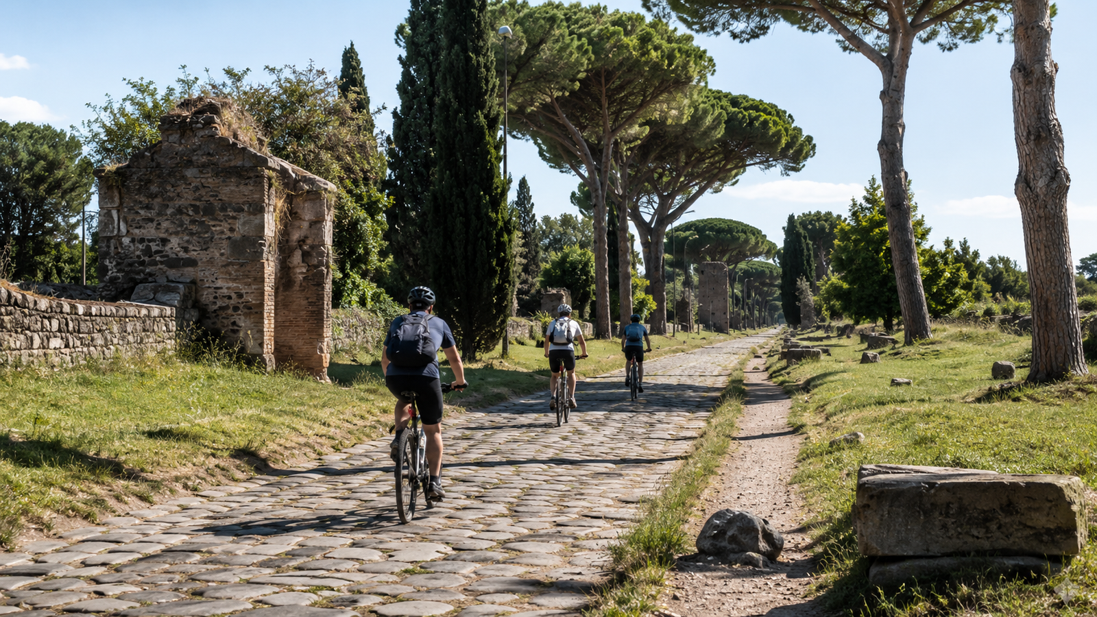 Appian Way experience in an itinerary for Rome 4 days