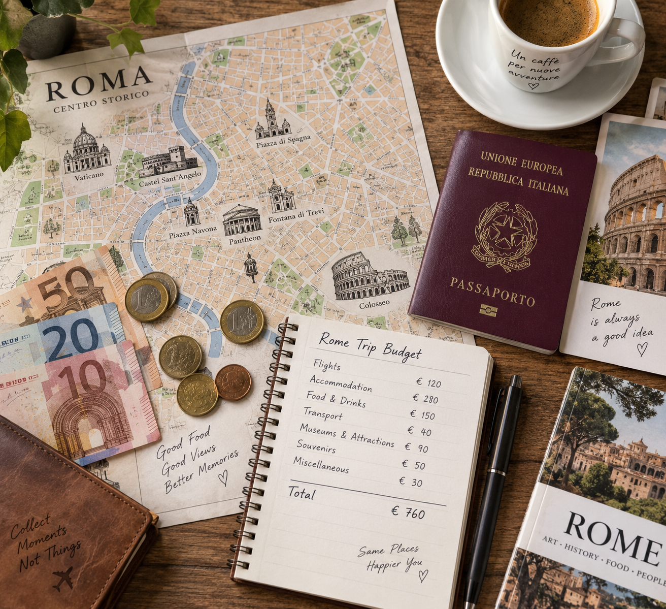 4 days in Rome cost