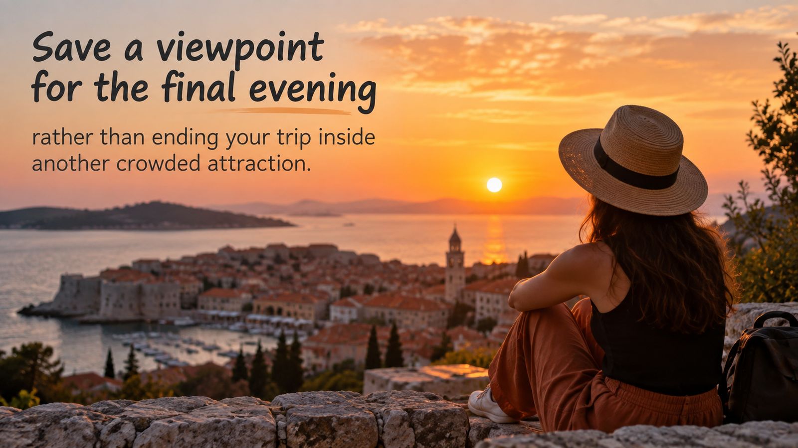 Sunset finale for Rome in 4 Days for Couples at Pincian Terrace