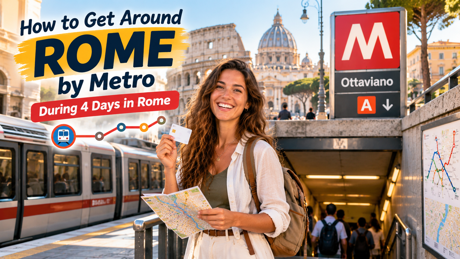 how to get around Rome by Metro during 4 days in Rome