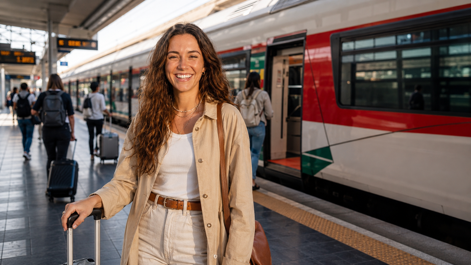 Leonardo Express train from Rome airport to city center