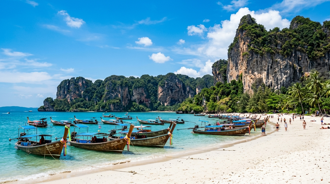 best budget destinations in Thailand Railay Beach Krabi