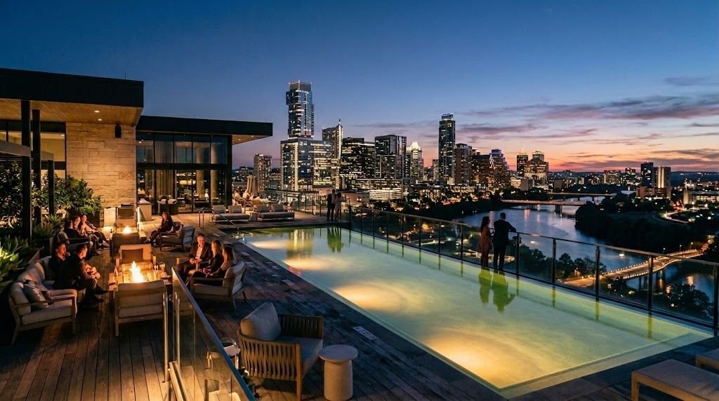 Luxury downtown Austin hotel near 2nd Street and Lady Bird Lake